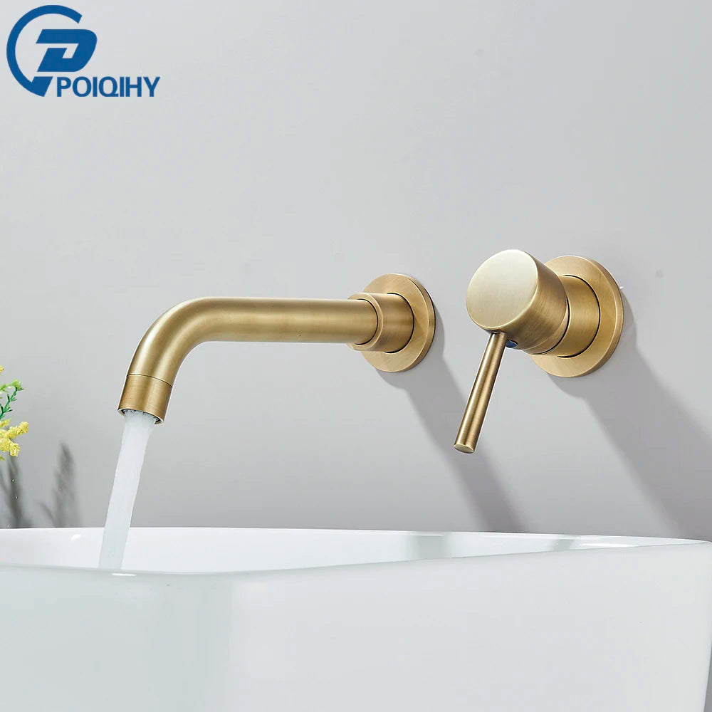 Matte Black Basin Faucet Brass White Bathroom Sink