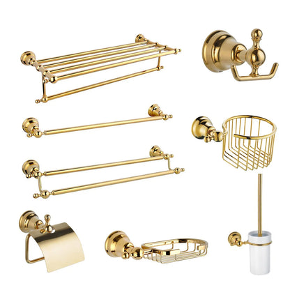 Bathroom Bathroom Shelf Gold Paper Holder Towel Bar