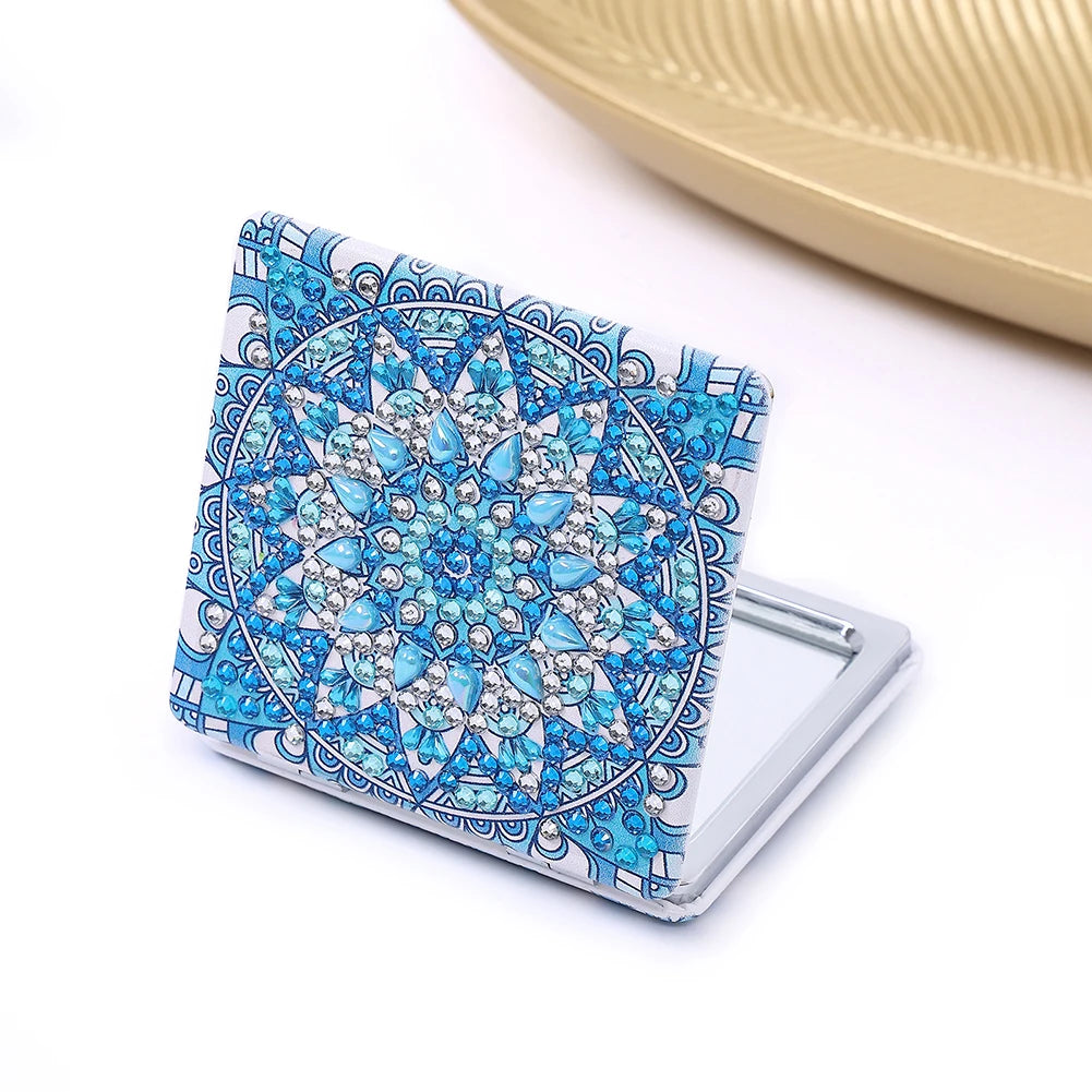 Diy Diamond Art Mosaic Makeup Mirror Cross Stitch
