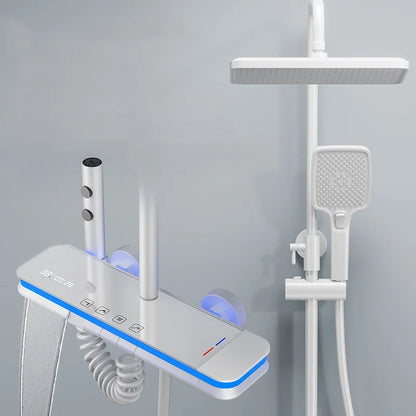 Bathroom Smart Shower System Temperature Digital Display Led