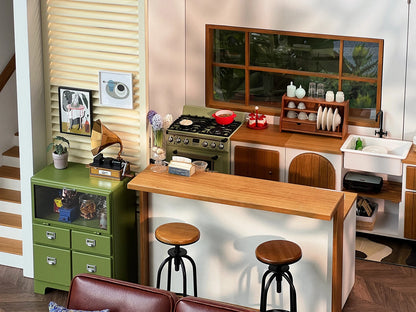 Solid Wood Metal Corner Sink Cabinet Door Cabinet