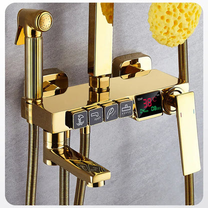 Sdsn Thermostatic Digital Bathroom Shower System Inch Rainfall