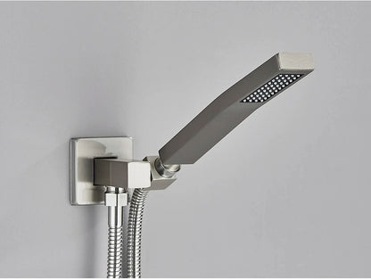 Poiqihy Golden Handshower Head 150cm Stainless Steel Shower