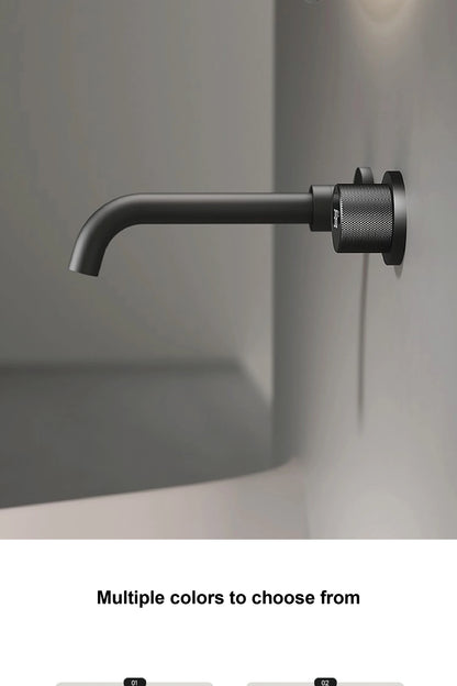 Gestana Luxury Led Digital Display Black Brass Bathroom