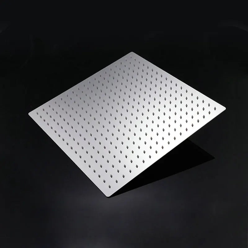 Becola 16inch 40cmx40cm Square Stainless Steel Ultra-Thin Shower
