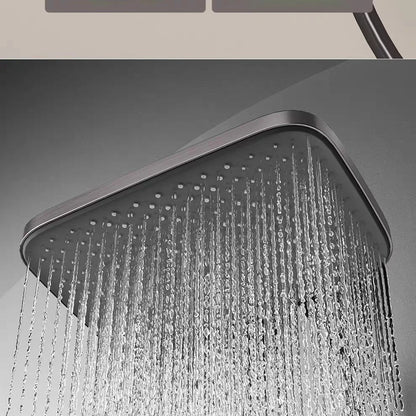 Digital Display Shower Bathroom Rainfall Piano Button Showers