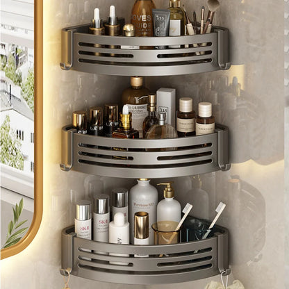 Corner Shower Caddy Adhesive Drilling Installation Options