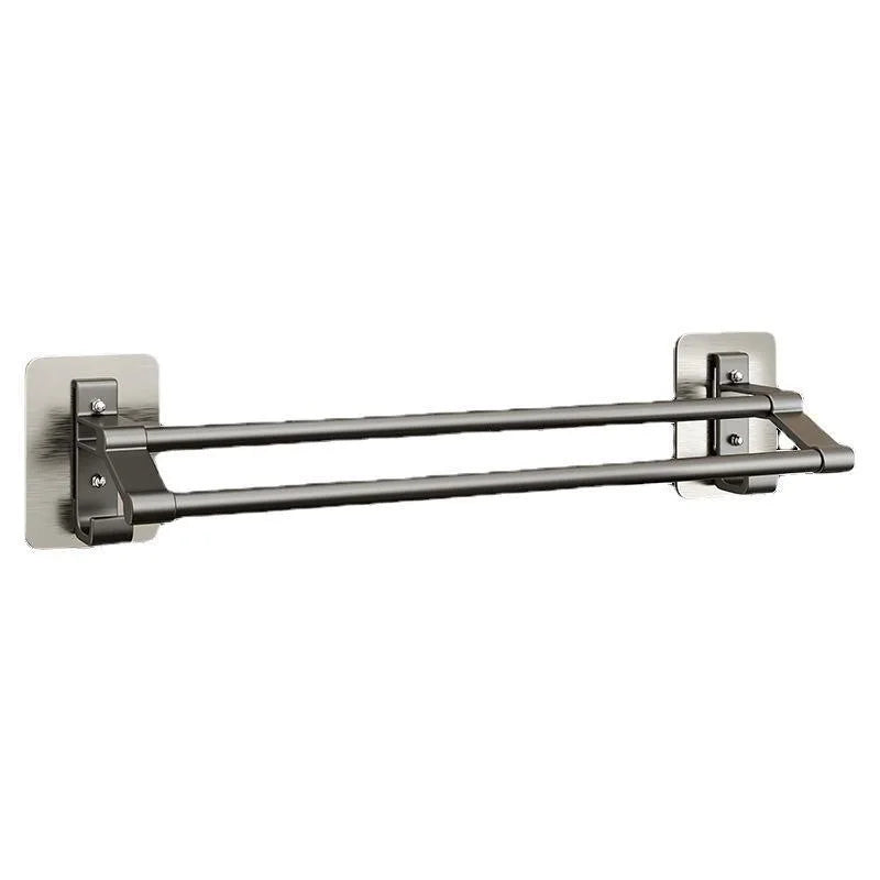 Self-Adhesive Two Layer Towel Holder Bathroom Towel Rack
