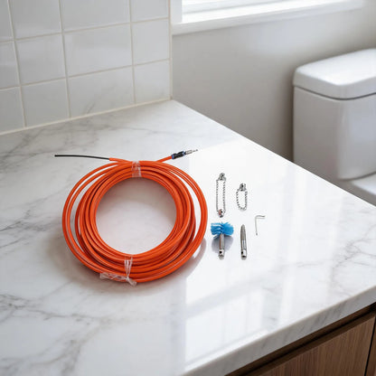 Hand Crank Drain Snake Toilet Sink Shower Bathtub