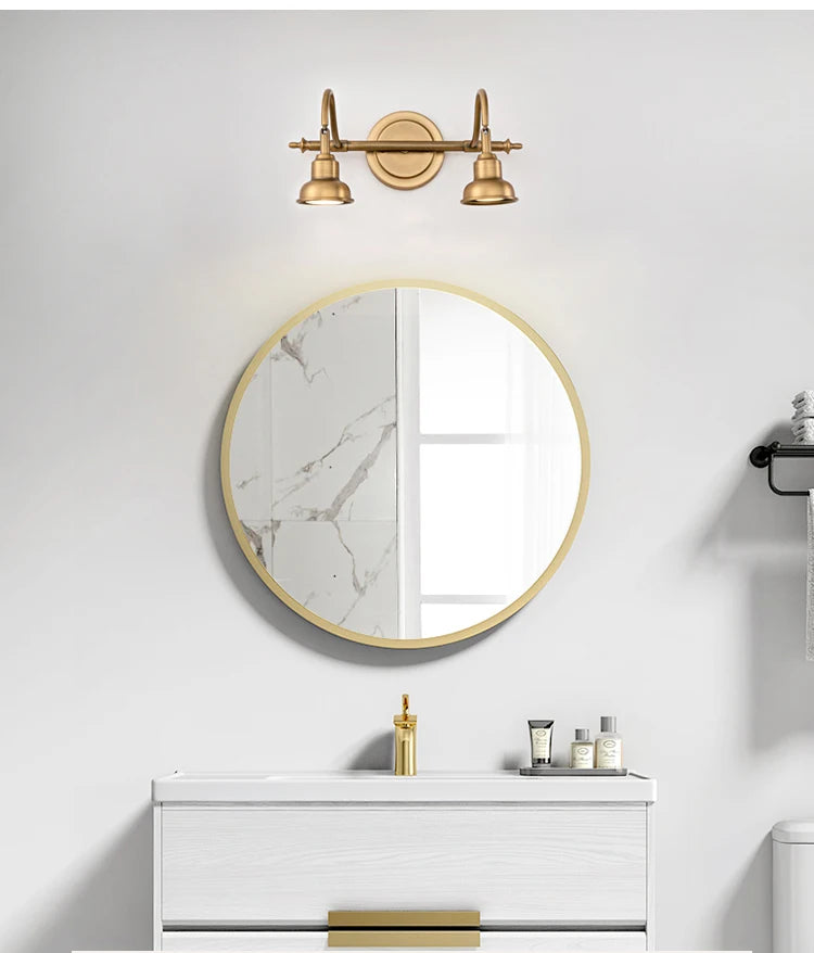 Led Mirror Headlight Anti Fog Mirror Cabinet Bathroom