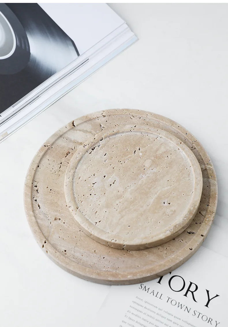 Natural Cave Stone Bathroom Supplies Jewelry Storage Tray