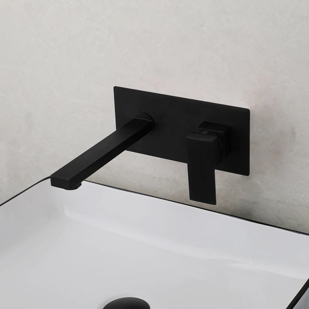 Zappo Matte Black Bathroom Faucet Handle Bathroom Sink