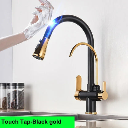Touch On Filtered Faucet Three Ways Cold Drinking