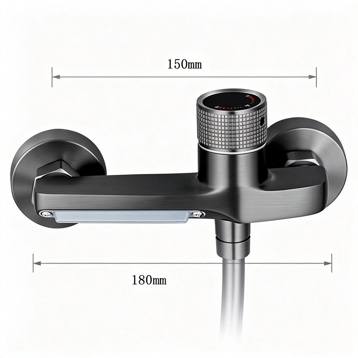 High Pressure Waterfall Shower Faucet Adjustable Temperature