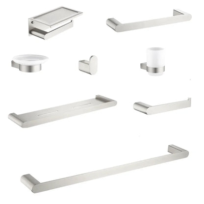 Bathroom Hardware Stainless Steel Bathroom Wall Mounted Towel