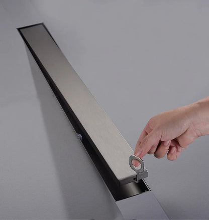 600 To 1000mm Black/Gold/Gunmetal Gray Long Strip Floor
