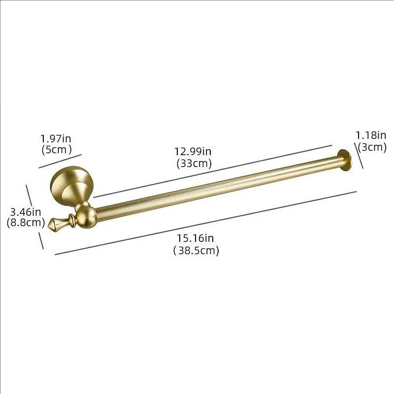 Mosa Gold Stainless Steel Bathroom Hardware Towel Bar