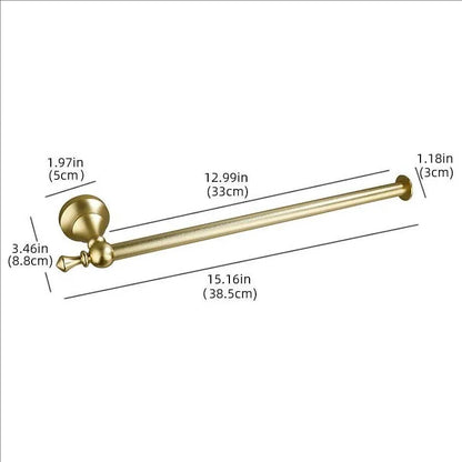 Mosa Gold Stainless Steel Bathroom Hardware Towel Bar