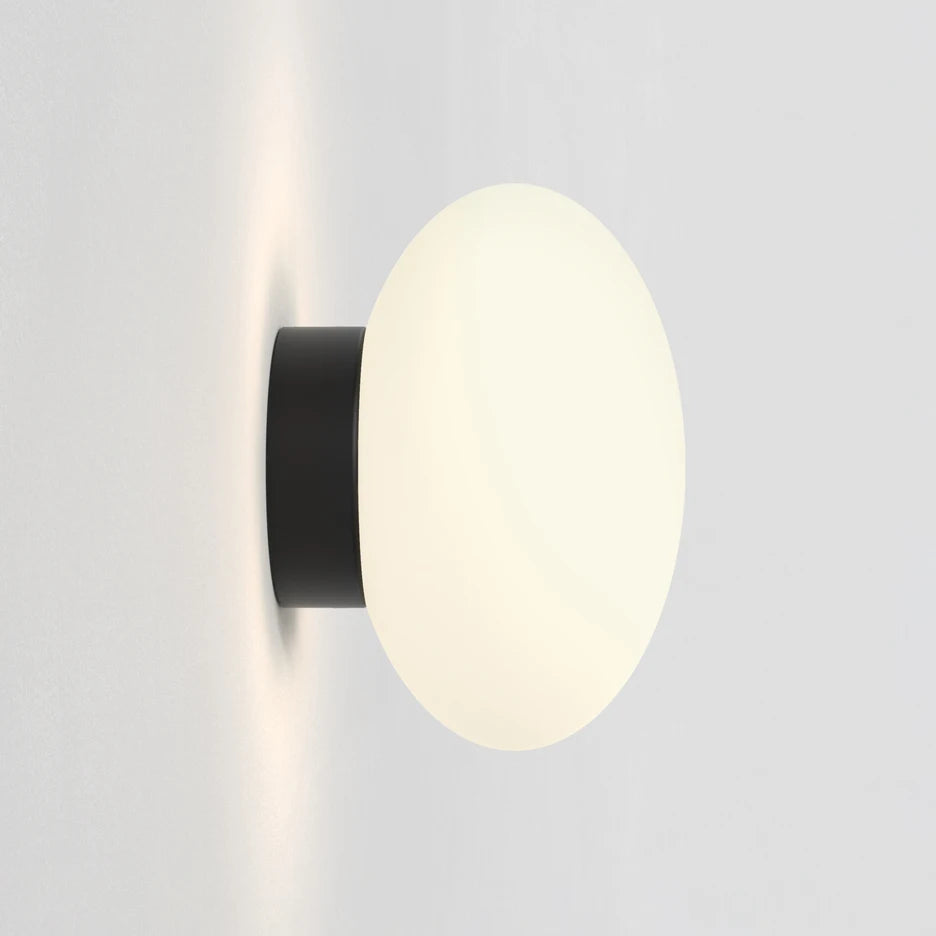 Modern White Wall Lamp Ball Glass Wall Sconce