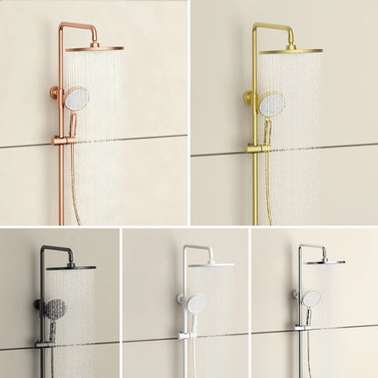 Luxury Solid Brass Smart Thermostatic Showers System Split