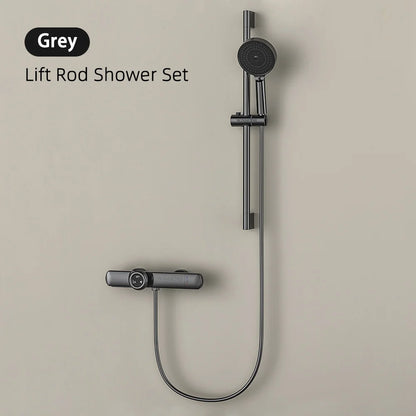 Luxury Solid Brass Smart Thermostatic Showers System Split