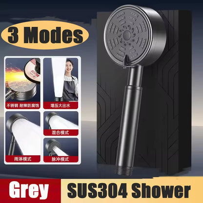 Upgraded 304 Stainless Steel High Pressure Shower Head
