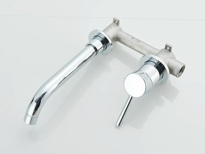 Matte Black Basin Faucet Brass White Bathroom Sink