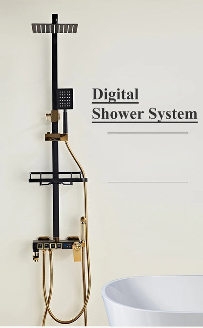 Digital Bathroom Shower Quality Brass Cold Bathroom Mixer