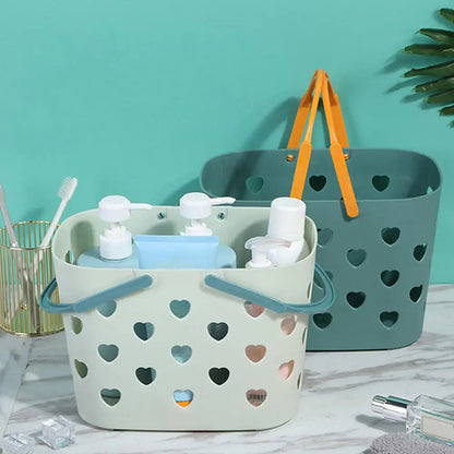 Shower Caddy Drainage Holes Plastic Bath Basket College