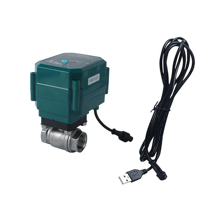 Tuya Wifi Stainless Steel Motorized Ball Faucet Valve
