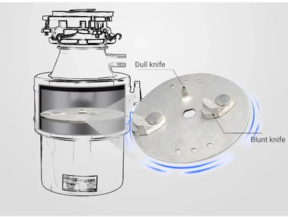 Divedeer Food Waste Disposer 220v/560w Food Residue Pulverizer