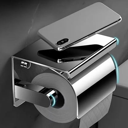 Stainless Steel Paper Towel Holder Without Punching Wall-Mounted