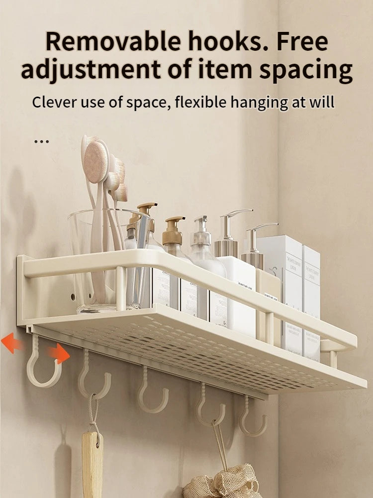 Yellow White Corner Shelf Bathroom Rack Shelf Organiser