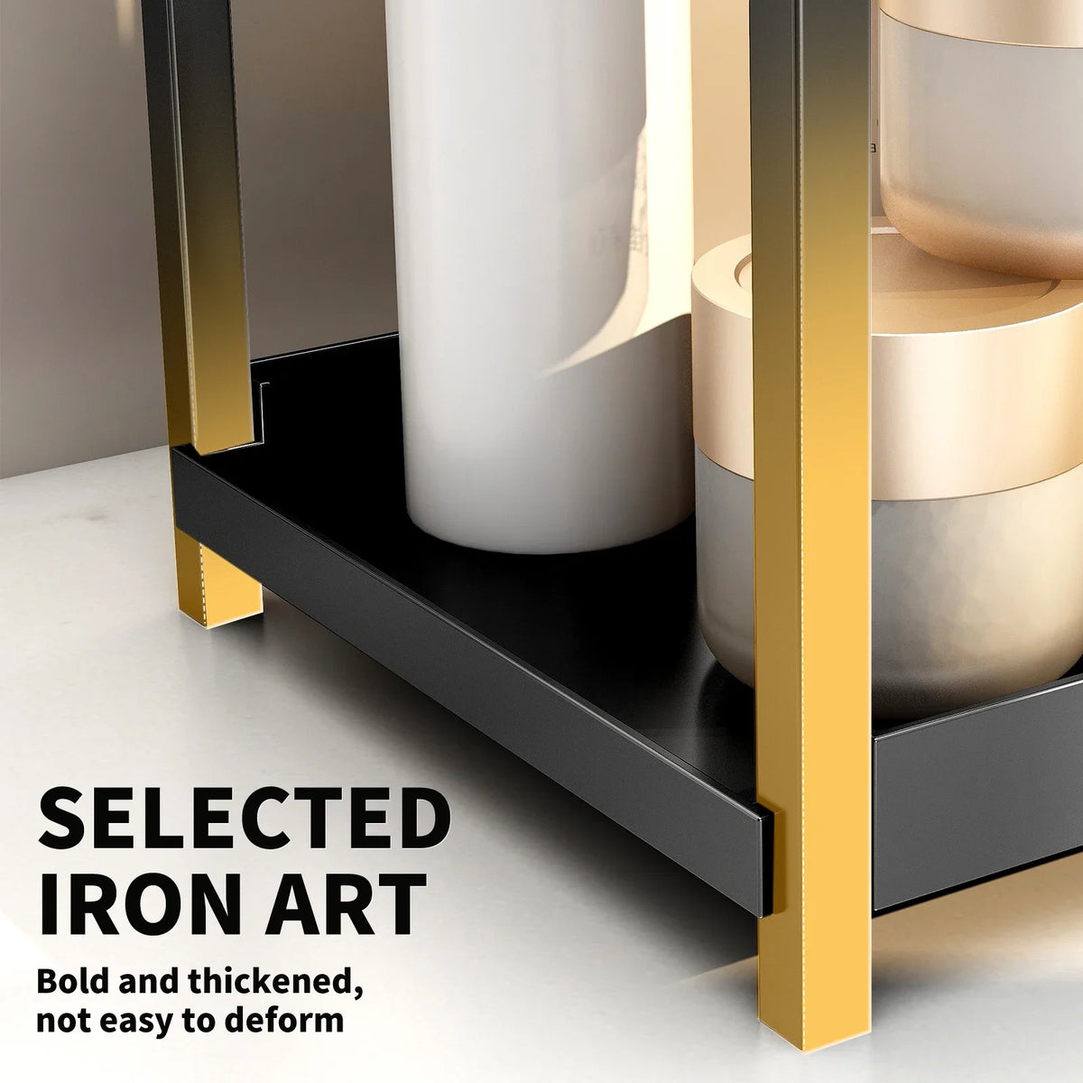 Tier Desktop Storage Rack Cosmetics Desk Office Stationery
