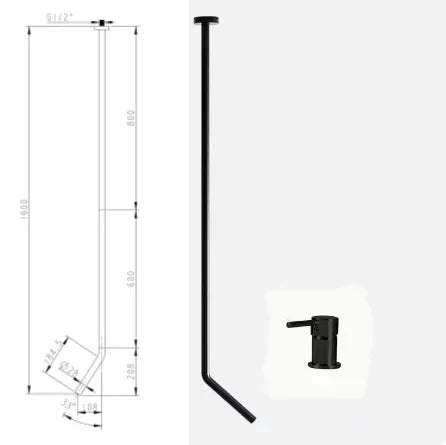 Ceiling Faucet Wall Style Bathroom Mixer Cold Ceiling