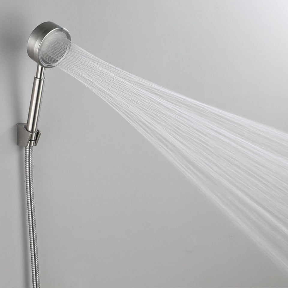 Premium High Pressure Rainfall Shower Combo Stainless Steel