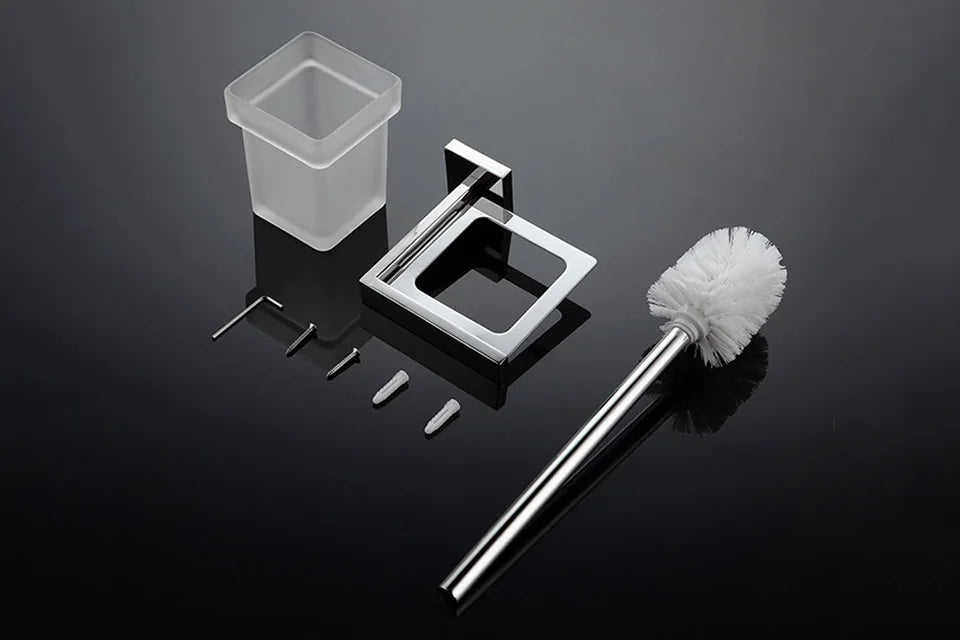 Stainless Steel Bathroom Hardware Mirror Chrome Polished Towel
