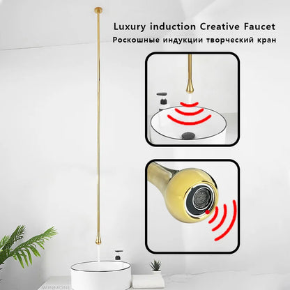 Modern Water Drops Bathroom Faucet Ceiling Design Basin