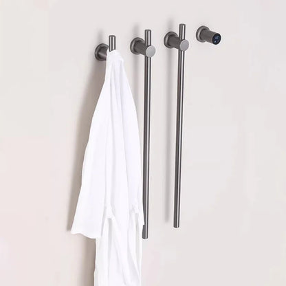 Bathroom Black Electric Towel Rack Hidden Wire Bath
