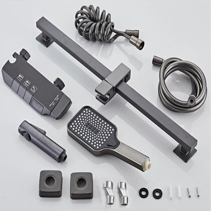Modern Shower System Full Grey Way Piano Keys
