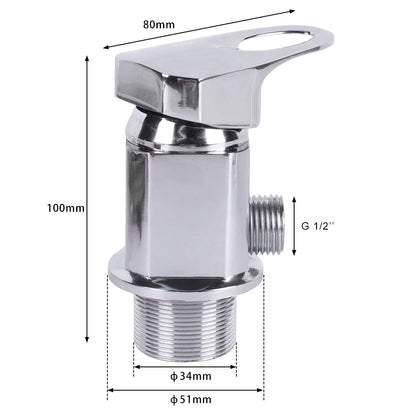 Stainless Steel Rv Shower Mixer Tap Outlet 1/2