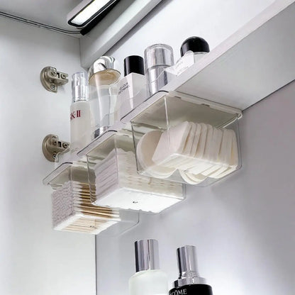 Transparent Bathroom Cotton Stick Makeup Cotton Bathroom Pull-Out