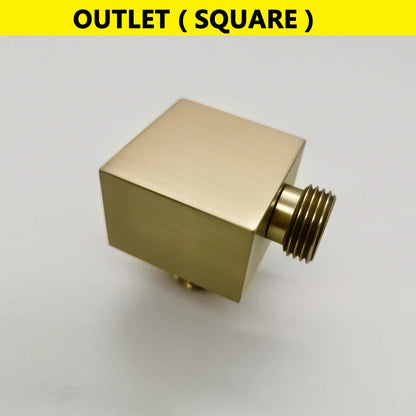 Slide Bar Hand Shower Brushed Matt Gold Functions