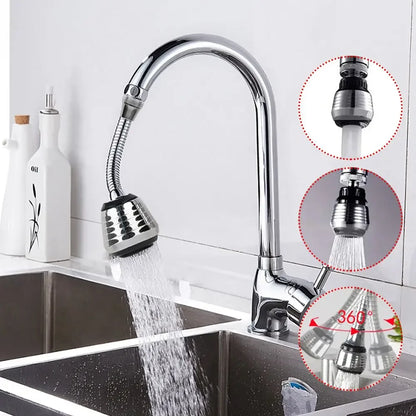 1/2pcs 360 Adjustment Sink Faucet Extender Filter Spray