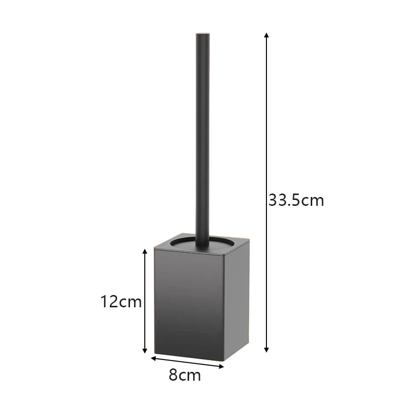 Bathroom Toilet Brush Holder Wall Mounted Cleaning No