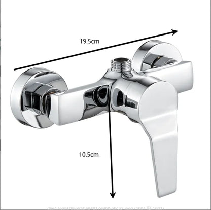 Wall Mounted Shower Faucet Mixer Valve Cold Water