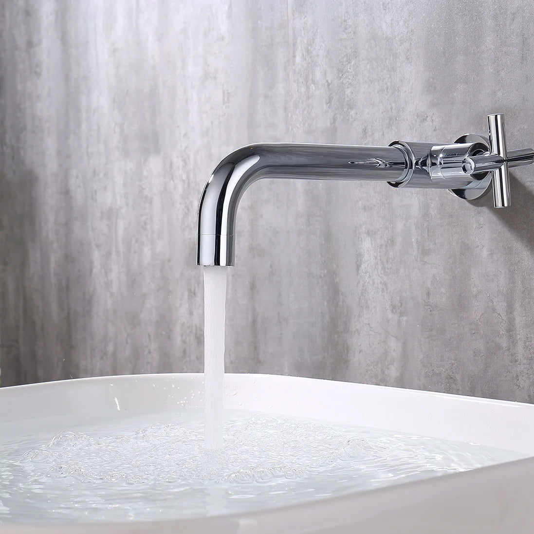 Bangpu Bathroom Wall Mounted Long Mop Pool Faucet