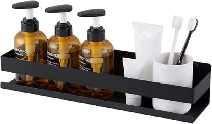 Stainless Steel Floating Shelf Rustproof Wall Mounted Nail-Free