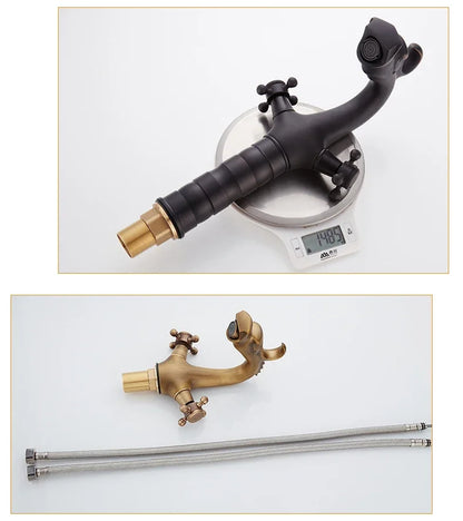 Zgrk Chinese Dragon Basin Faucet Bathroom Deck Mounted