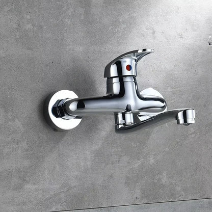 Double Hole Sink Faucet Faucets Bathtub Faucet Wall